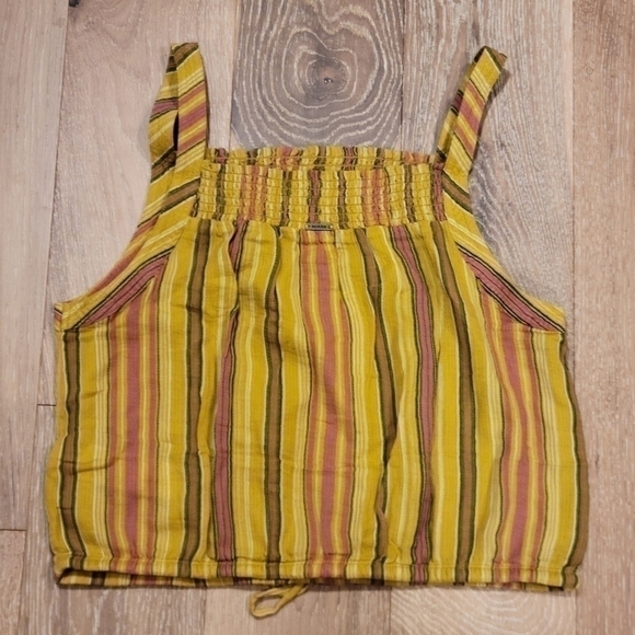 Prana Little Palm Cami Top in leapfrog stripe size XLarge NWT - Picture 5 of 10